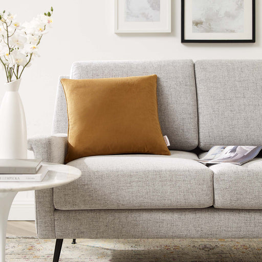 Enhance Performance Velvet Throw Pillow - Modway \decor\throw pillows