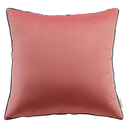 Modway Accentuate Performance Velvet Throw Pillow in 24" - front view