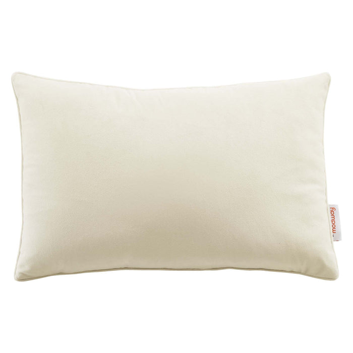 Enhance Lumbar Performance Velvet Throw Pillow - alternate angle view
