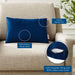 Enhance Lumbar Performance Velvet Throw Pillow - view 7