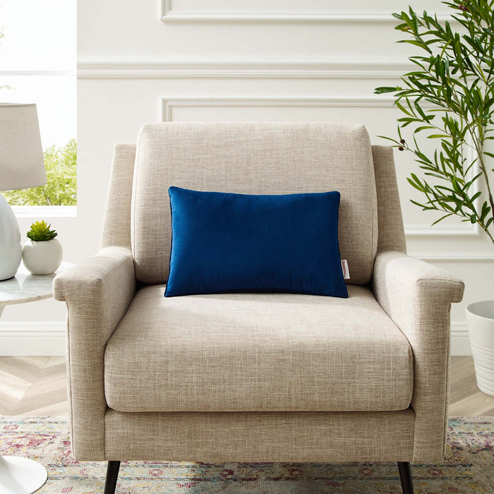Enhance Lumbar Performance Velvet Throw Pillow - view 5