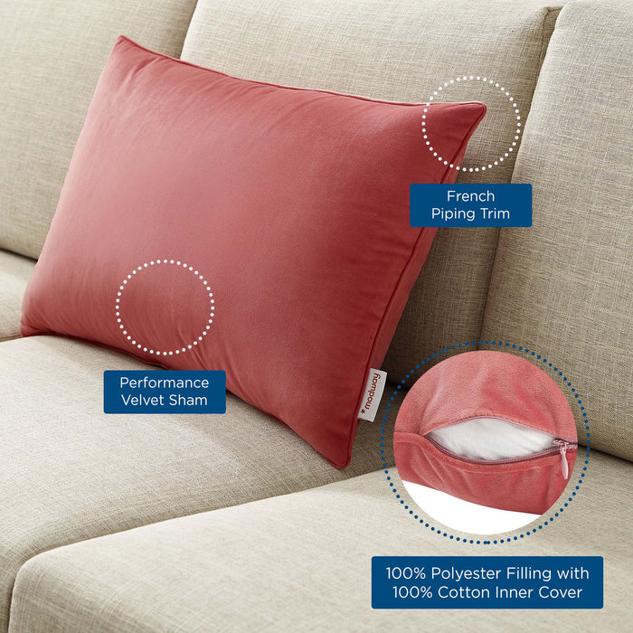 Enhance Lumbar Performance Velvet Throw Pillow - view 11