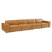 Restore Vegan Leather 4-Piece Sofa - alternate angle view