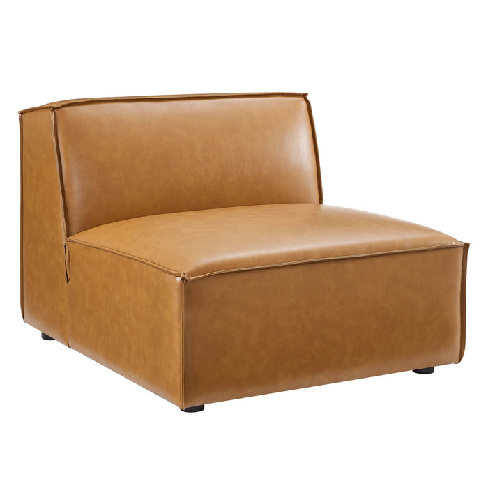 Restore Vegan Leather 4-Piece Sofa - in lifestyle setting