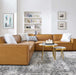 Restore 5-Piece Vegan Leather Sectional Sofa by Modway - detail close-up