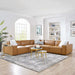 Restore 5-Piece Vegan Leather Sectional Sofa by Modway - side view