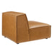 Restore 5-Piece Vegan Leather Sectional Sofa by Modway - top view