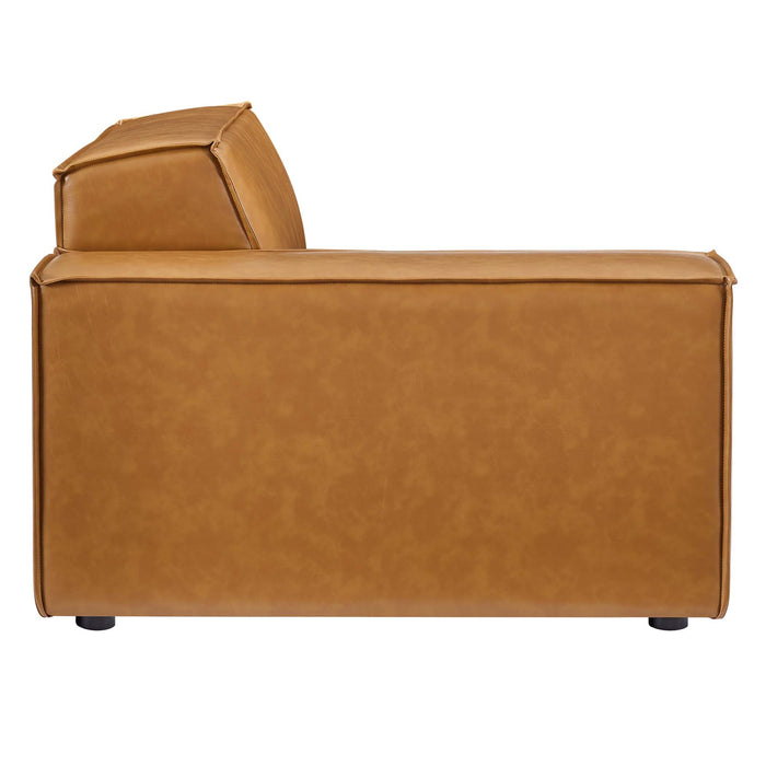 Restore 5-Piece Vegan Leather Sectional Sofa by Modway - alternate view