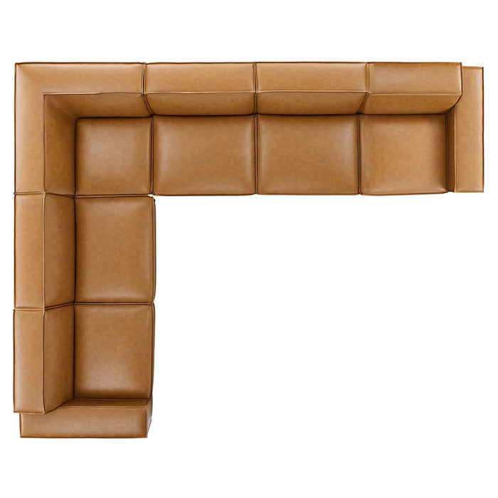Restore 6-Piece Vegan Leather Sectional Sofa by Modway - accessory view