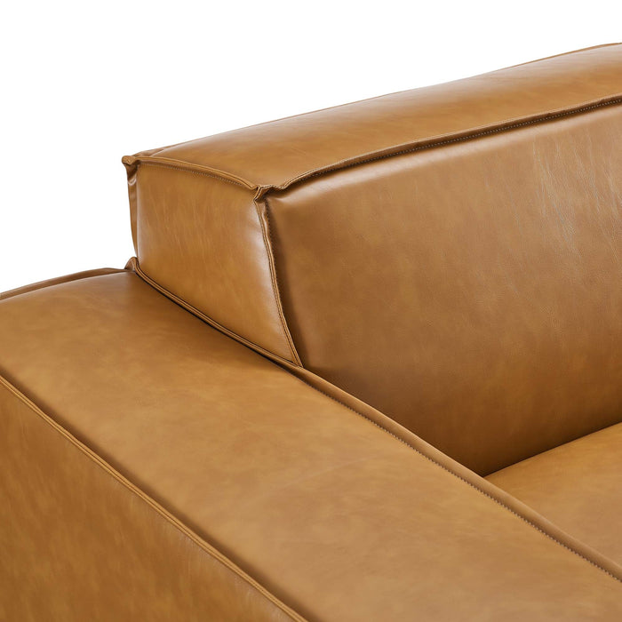 Restore 8-Piece Vegan Leather Sectional Sofa by Modway - installation view