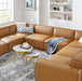 Restore 8-Piece Vegan Leather Sectional Sofa by Modway - detail close-up