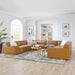 Restore 8-Piece Vegan Leather Sectional Sofa by Modway - front view