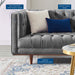 Elation Tufted Performance Velvet Sofa - detail close-up