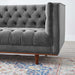 Elation Tufted Performance Velvet Sofa - in lifestyle setting