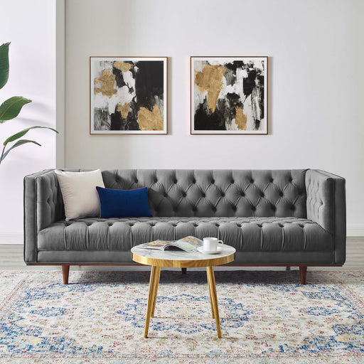 Elation Tufted Performance Velvet Sofa - Modway \living\sofas