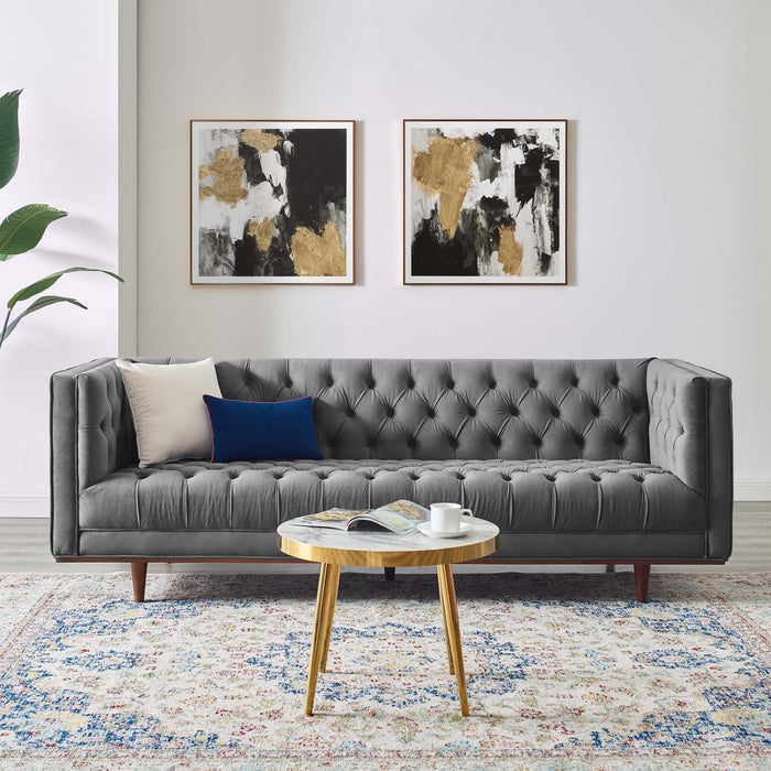 Elation Tufted Performance Velvet Sofa - Modway \living\sofas