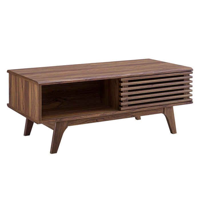 Modway Render Coffee Table Living Room Furniture in Brown