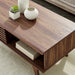 Modway Render Coffee Table Living Room Furniture in Brown - Detail View