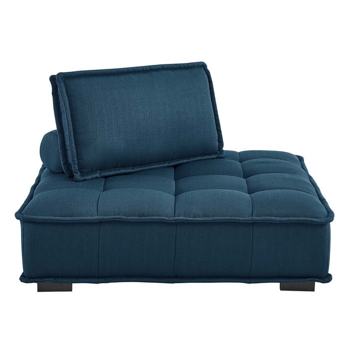 Modway Saunter Tufted Fabric Armless Chair Living Room Furniture - View 13