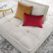 Modway Saunter Tufted Fabric Armless Chair Living Room Furniture - View 19