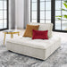 Modway Saunter Tufted Fabric Armless Chair Living Room Furniture - View 17