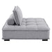 Modway Saunter Tufted Fabric Armless Chair Living Room Furniture - View 28