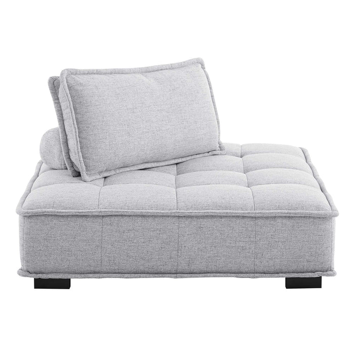 Modway Saunter Tufted Fabric Armless Chair Living Room Furniture - View 29