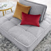 Modway Saunter Tufted Fabric Armless Chair Living Room Furniture - View 27