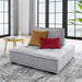 Modway Saunter Tufted Fabric Armless Chair Living Room Furniture - View 25