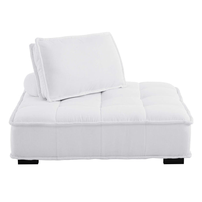 Modway Saunter Tufted Fabric Armless Chair Living Room Furniture - View 37