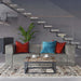 Mingle Vegan Leather 2-Piece Sectional Sofa Loveseat - Modway \living\sectionals