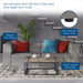 Mingle Vegan Leather 2-Piece Sectional Sofa Loveseat - detail close-up