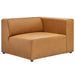 Mingle Vegan Leather 2-Piece Sectional Sofa Loveseat - view 16