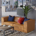 Mingle Vegan Leather 2-Piece Sectional Sofa Loveseat - view 14