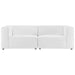 Mingle Vegan Leather 2-Piece Sectional Sofa Loveseat - view 28