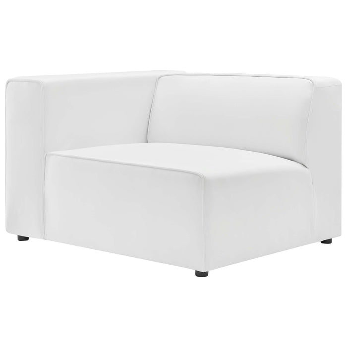 Mingle Vegan Leather 2-Piece Sectional Sofa Loveseat - view 25
