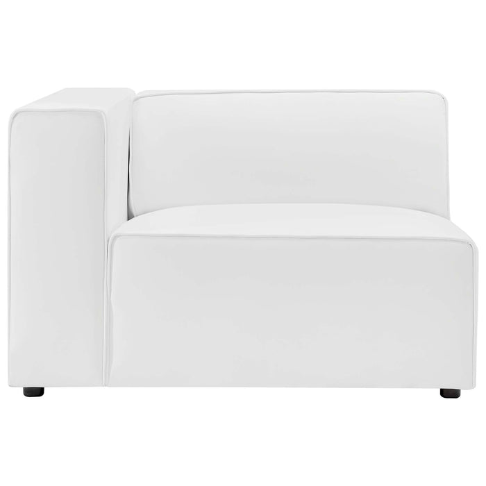 Mingle Vegan Leather 2-Piece Sectional Sofa Loveseat - view 29