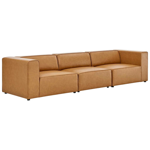Mingle Vegan Leather Sectional Sofa - view 29