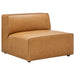 Mingle Vegan Leather 4-Piece Sofa and 2 Ottomans Set by Modway - specifications diagram