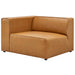 Mingle Vegan Leather 8-Piece Sectional Sofa Set by Modway - back view
