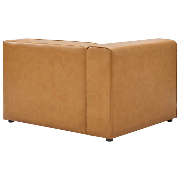 Mingle Vegan Leather 8-Piece Sectional Sofa Set by Modway - interior view