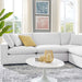 Commix 6-Piece Down Filled Overstuffed Performance Velvet Sectional Sofa by Modway - detail close-up