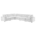 Commix 6-Piece Down Filled Overstuffed Performance Velvet Sectional Sofa by Modway - angle view