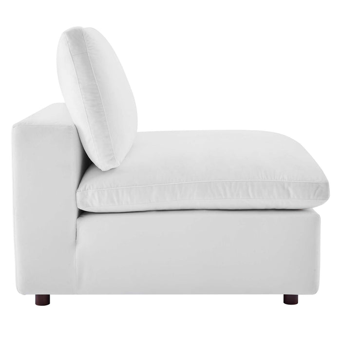 Commix 6-Piece Down Filled Overstuffed Performance Velvet Sectional Sofa by Modway - alternate view