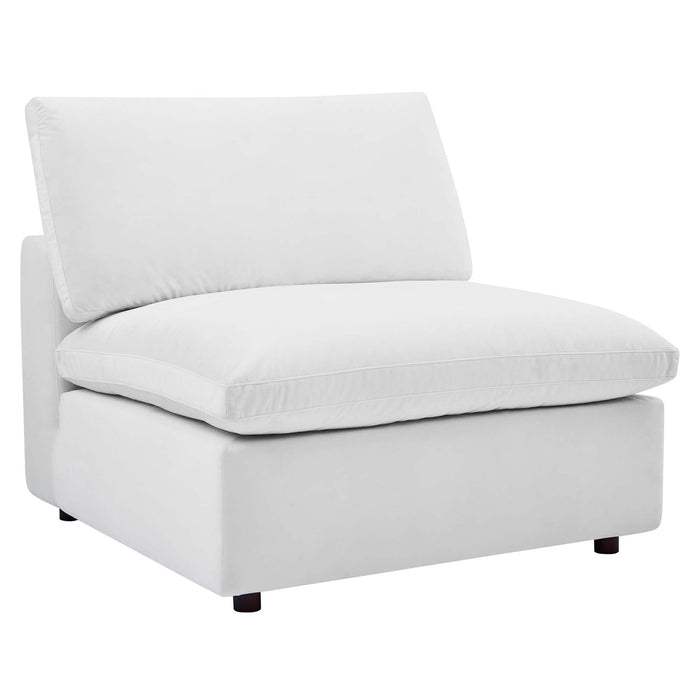 Commix 8-Piece Down Filled Overstuffed Performance Velvet Sectional Sofa by Modway - specifications diagram