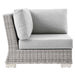 Conway Outdoor Patio Wicker Rattan Corner Chair - view 5