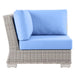 Conway Outdoor Patio Wicker Rattan Corner Chair - view 13