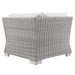 Conway Outdoor Patio Wicker Rattan Corner Chair - view 31