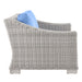 Conway Outdoor Patio Wicker Rattan Loveseat - view 13