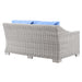 Conway Outdoor Patio Wicker Rattan Loveseat - view 14